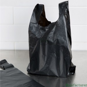 T shirt Shopping Bags with plastic or biodegradable