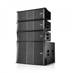 Dual 10-inch two-way full-range mobile performance speaker yakachipa mutsetse array speaker system