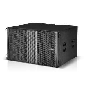 Dual 10-inch two-way full-range mobile performance speaker yakachipa mutsetse array speaker system
