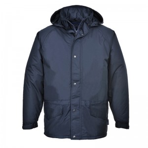 China Wholesale Brown Puffer Jacket Manufacturers Suppliers - Fleece Lined Winter Coat Navy  – Chuantuo