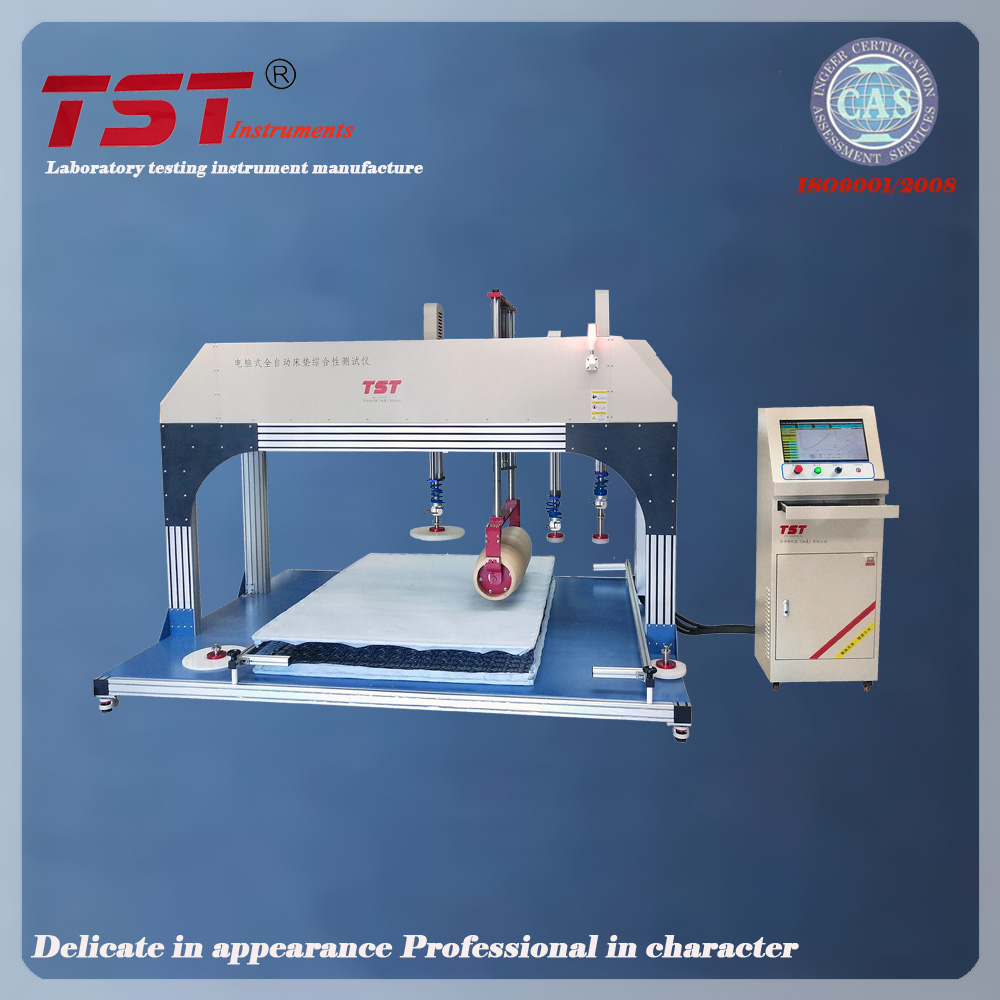 Mattress combined tesing machine for roller durability,height ,firmness and edge pressure durability-mattress testing equipment