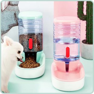 Alimentatore è Dispenser d'acqua Alimentatore automaticu per animali domestici per cani Gatti Animali domestici