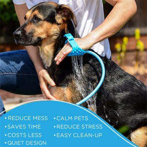 Χονδρικό ψεκαστήρα και εργαλείο καθαρισμού σε βούρτσα μπάνιου σκύλου