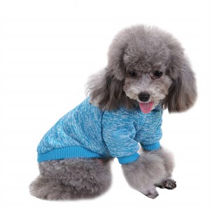Wholesale Puppy Sweater Soft Thickening Winter Pet Shirt Mga Damit ng Aso