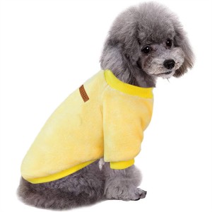 Groothandel Puppy Sweater Zachte verdikking Winter Pet Shirt Hondenkleding