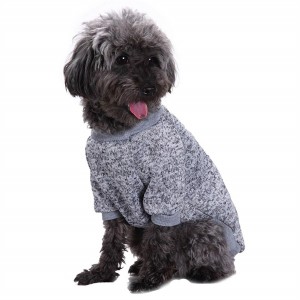Commerce de gros chiot pull doux épaississement hiver Pet chemise vêtements pour chiens