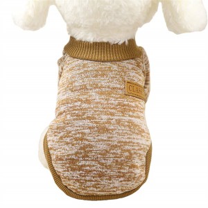 Grosir Puppy Sweater Soft Thickening Winter Pet Shirt Dog Clothing