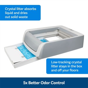 ScoopFree Self Cleaning Cat Litterbox Dengan Baki Kristal Sekali Pakai