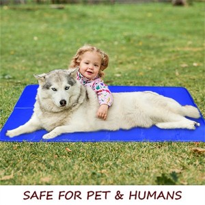 Partihandel Pet Dog Self Cooling Mat Pad för kennelar lådor och sängar