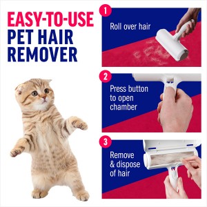 Ambongadiny Eco-Friendly Portable Lint Roller Pet Hair Remover