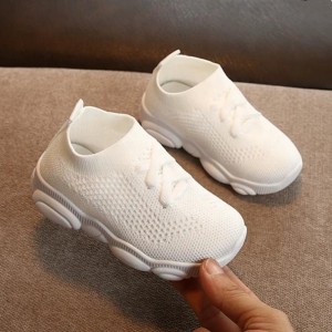 2022 Kids Shoes Antislip Soft Bottom Baby Sneaker Casual Flat Sneakers Shoes Toddler size Girls Boys Sports Shoes