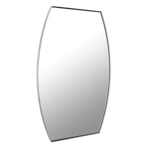 Poolovaalse metallraamiga vannitoapeegel Magamistoa peegel OEM metallist dekoratiivpeegli tehas