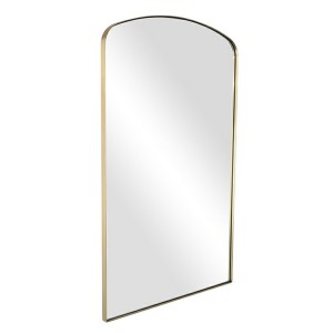 Proizvajalec vroče prodajanega običajnega obokanega kopalniškega ogledala z okvirjem iz nerjavečega jekla/železa črno-zlato-srebrno ogledalo