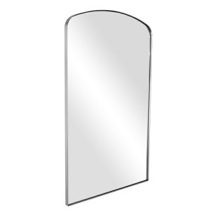 Produsen Cermin Kamar Mandi Melengkung Biasa Terlaris Cermin Stainless Steel/Rangka Besi Cermin Perak Emas Hitam