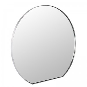 Nepravilno kružno zidno ogledalo s prilagodljivim zlatnim okvirom od nehrđajućeg čelika za uređenje doma