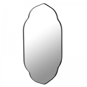 Moderno ovalno zidno ogledalo za kupaonicu i dnevnu sobu s prilagodljivim okvirom