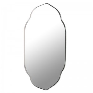 Oglindă de perete ovală modernă pentru baie și sufragerie cu cadru personalizabil