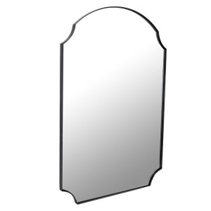 불규칙한 아치형 금속 프레임 거울 특수형 금속 장식 거울 수출업체