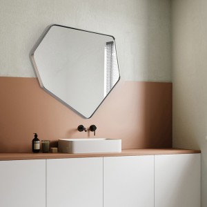 Specchio decorativo a parete di forma irregolare di vendita calda