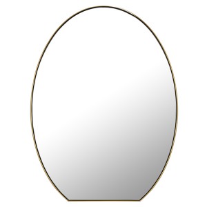 Egg Oval Metal Frame Mirror Kinesisk produsent fabrikk
