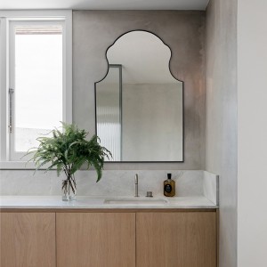 Καθρέφτης νιπτήρας μοντέρνος μεταλλικός σκελετός για δωμάτια μπάνιου