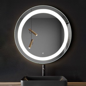 Slimme led-spiegel OEM speciaal gevormde frameloze led-spiegelbedrijf
