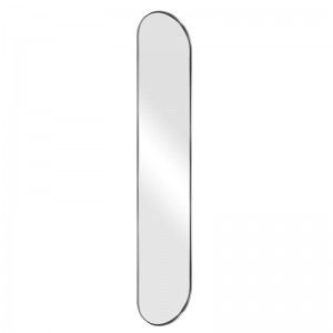 Wholesale Oval Modieuze Gouden Frame Full-Length Mirror Oanpaste RVS sliepkeamer Grutte Mirror Te keap
