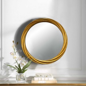 Світлодіодне настінне дзеркало для ванної кімнати Round Pu Decorative Mirror Factory