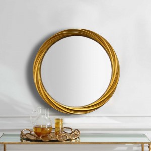 Світлодіодне настінне дзеркало для ванної кімнати Round Pu Decorative Mirror Factory