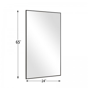 OEM Wall Mirror Aluminium Neynika kincê neynikê ya tev-dirêj a pir mezin
