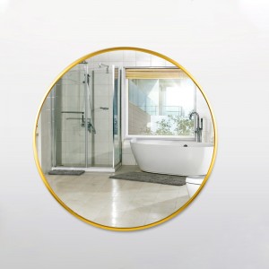 Circular aluminium frame spegel mei backplate hege kwaliteit hot ferkeapjende spegel