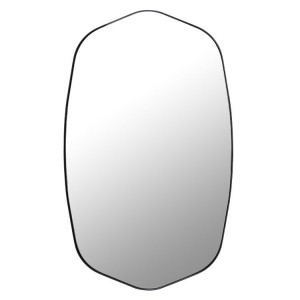 OEM 금속 장식 거울은 불규칙하게 타원형 금속 프레임 욕실 거울을 인용합니다.