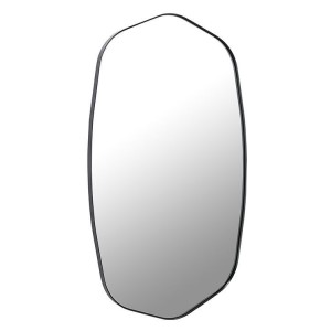 OEM kovinsko okrasno ogledalo Citati Nepravilno ovalno kopalniško ogledalo s kovinskim okvirjem
