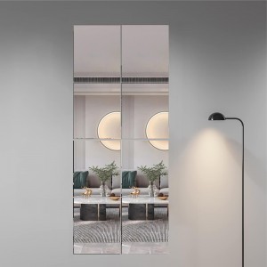 Moderno espello acrílico decorativo personalizado por xunto para baño, sala de estar e dormitorio