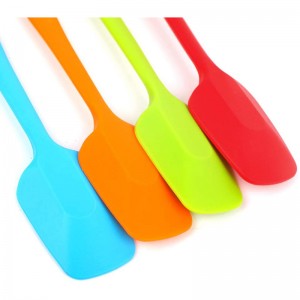 Large silicone scraper one piece design baking spatulas
