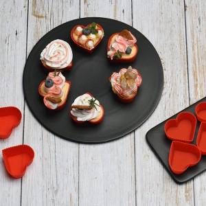 Heart Silicone Cupcake Baking Cups
