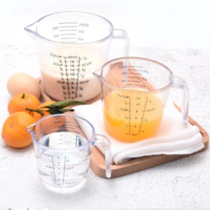 Clear Plastic Small measuring cup capacity 150ml