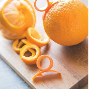 Plastic Round Peelers Citrus Fruit Skin Cutter