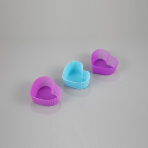 Heart Silicone Cupcake Baking Cups