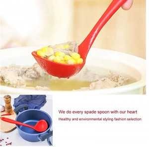 Heat resistant Silicone cooking ladle spoon