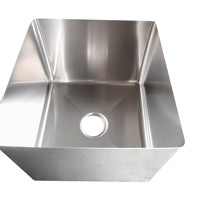 1.2mm 1.5mm Hand Fabricated Economy Stainless Steel Sink Bowls for  restaurant, kitchen, school, or factory setting