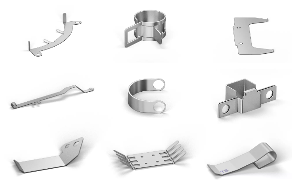 Piezas de acero inoxidable de aluminio de chapa de fabricación de servicio de mecanizado de corte por láser CNC personalizadas
