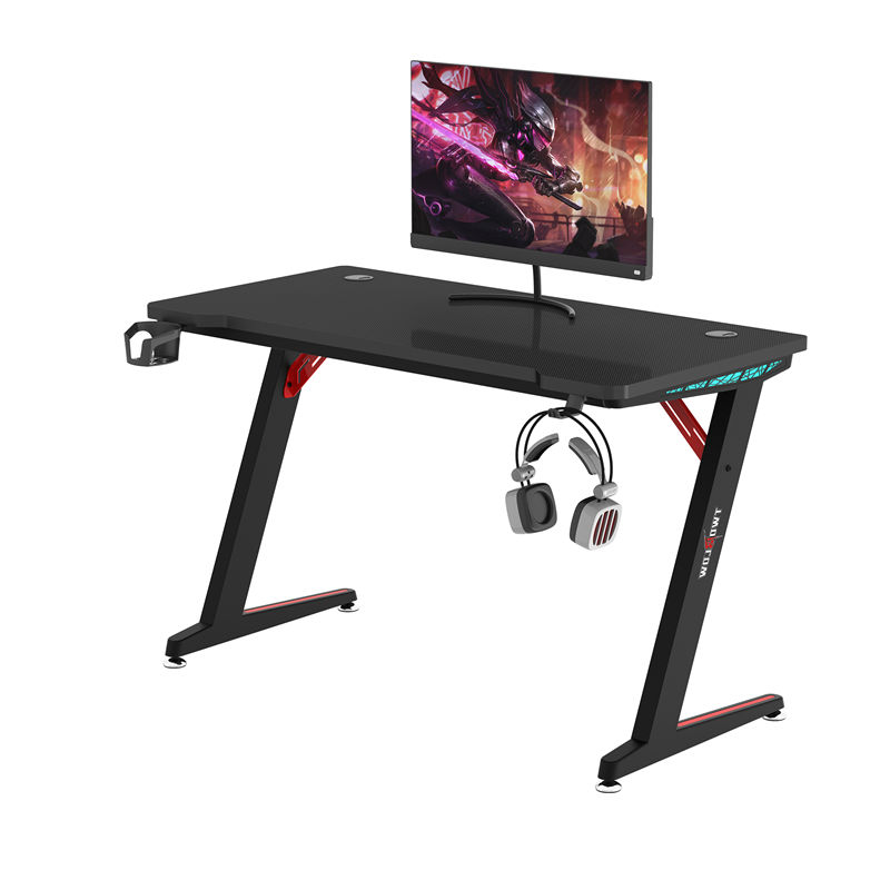 RGB Gamer Desk bi modela ZA-ya kontrolê ya dûr