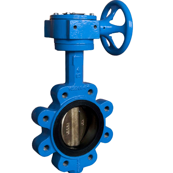 Mga mapagkumpitensyang presyo 2 Inch Tianjin PN10 16 Worm Gear Handle lug Type Butterfly Valve With Gearbox