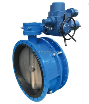 200mm carbon sila 1.0503 eletise tau flange butterfly valve