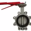 4 API609 Soft Seat Stainless Steel 316 Full Lugged Butterfly Valve na may Lever