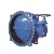 Magandang DN1800 PN10 Worm Gear Double Flange Butterfly Valve