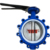 DN200 PN10 lug butterfly valve na may Handle lever