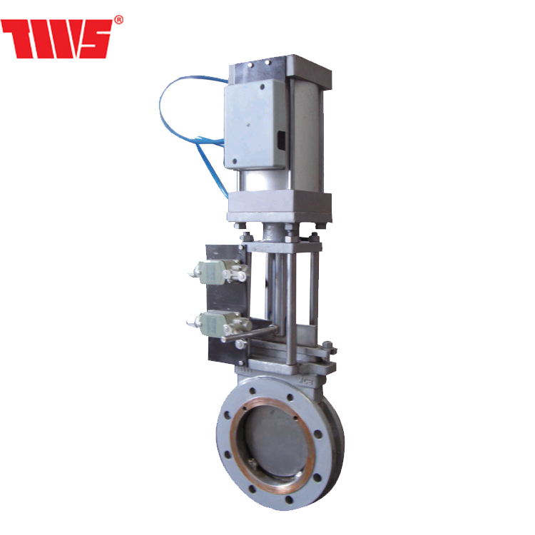 DN 50~DN2000 WCB/STAINLESS STEEL Pneumatic knife gate valve