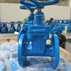 DN65-DN300 duktilt jern, elastisk sittende portventil for kloakk og olje laget i Kina i Tianjin
